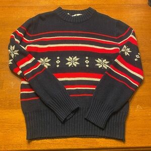 VTG Fair Isle Snowflake Sweater